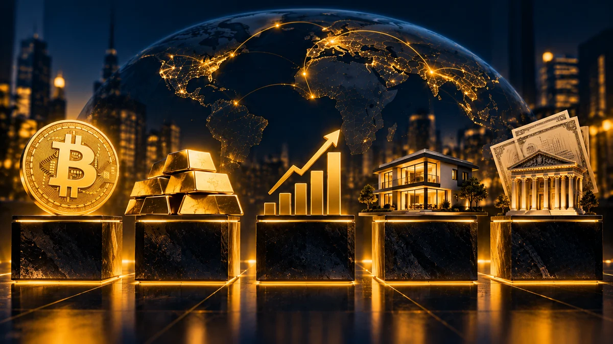 Bitcoin, Gold, Aktien, Immobilien oder Staatsanleihen: Ein Vergleich der wichtigsten Anlageklassen